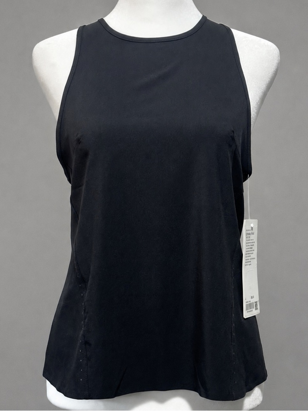 Lululemon Lightweight Stretch Run Tank Black Size 4 NWT Running Racerback